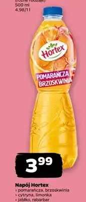 Netto Napój Hortex pomarańcza brzoskwinia oferta