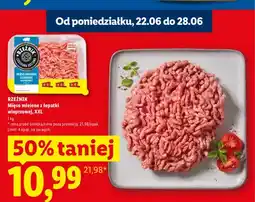 Lidl Mięso mielone z łopatki wieprzowej Rzeźnik XXL oferta