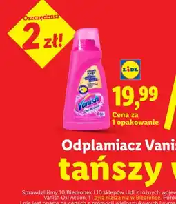 Lidl Odplamiacz Vanish Oxi Action oferta