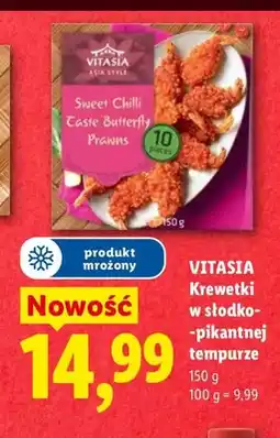 Lidl Krewetki w słodko-pikantnej tempurze Vitasia oferta