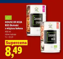 Lidl BIO Ekstrakt z miąższu kokosa House of Asia oferta