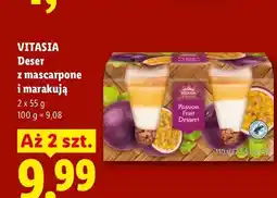 Lidl Deser z mascarpone i marakują Vitasia oferta