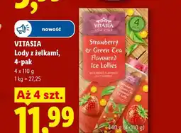 Lidl Lody z żelkami Vitasia 4-pak oferta