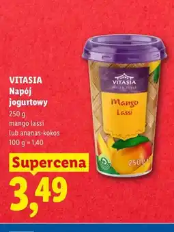 Lidl Napój jogurtowy Mango Lassi Vitasia Indian Style oferta