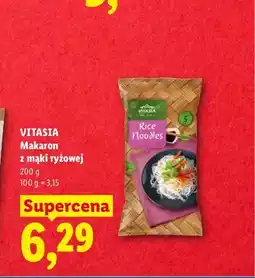 Lidl Makaron z mąki ryżowej Vitasia oferta