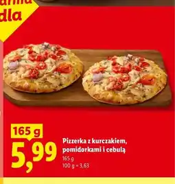 Lidl Pizzerka z kurczakiem pomidorkami i cebulą oferta