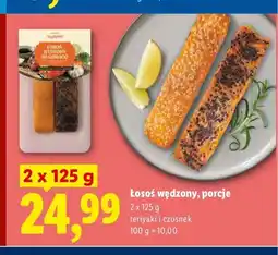 Lidl Łosoś wędzony na gorąco porcje 2-pak teriyaki Targ Rybny Lidla oferta