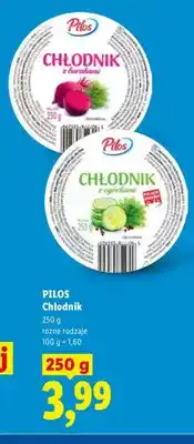 Lidl Chłodnik z burakami Pilos oferta