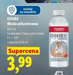 Lidl Woda witaminowa Oshee truskawka-trawa cytrynowa oferta