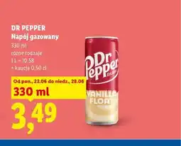 Lidl Napój gazowany Dr Pepper Vanilla Float oferta