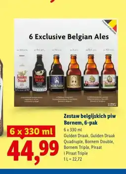 Lidl Zestaw piw belgijskich Bornem 6-pak oferta