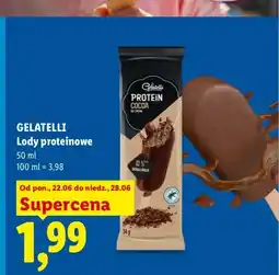 Lidl Lody proteinowe Gelatelli cocoa oferta