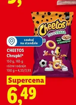 Lidl Chrupki Cheetos Football tost i ketchup oferta