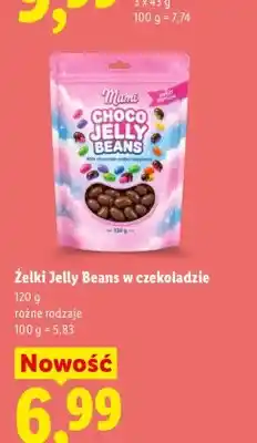 Lidl Żelki Jelly Beans w czekoladzie Mumi oferta