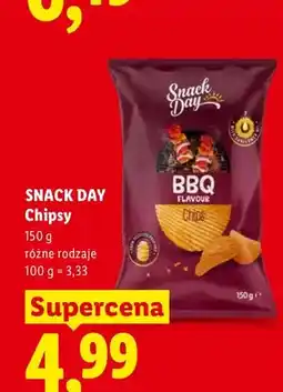 Lidl Chipsy Snack Day BBQ oferta
