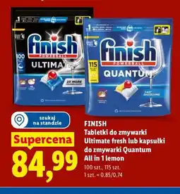 Lidl Tabletki do zmywarki Finish Ultimate Fresh oferta