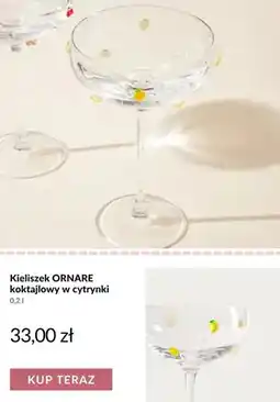 Homla Kieliszek koktajlowy Ornare w cytrynki oferta