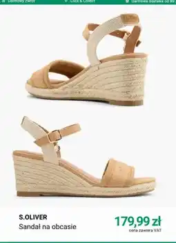 Deichmann Sandał na obcasie S.Oliver oferta