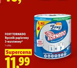 Lidl Ręcznik papierowy Foxy Tornado 3-warstwowy oferta