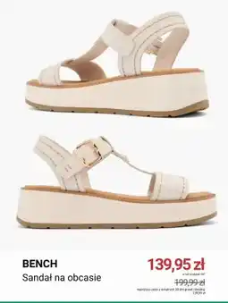 Deichmann Sandały damskie na obcasie Bench oferta