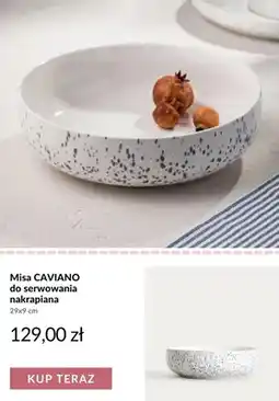 Homla Misa do serwowania nakrapiana Caviano 29x9 cm oferta