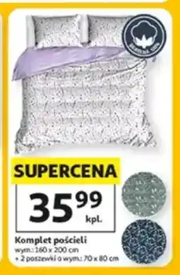 Auchan Komplet pościeli bawełnianej oferta