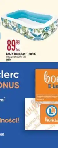 E.Leclerc Basen dmuchany tropiki 229 x 152 cm Intex oferta