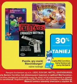 Carrefour Puzzle, gry marki Ravensburger oferta