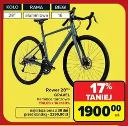 Carrefour Rower 28 GRAVEL oferta