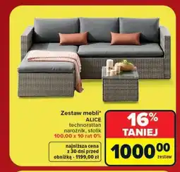 Carrefour Zestaw mebli ALICE oferta
