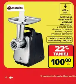 Carrefour Maszynka do mielenia MANDINE MMG600-24 oferta
