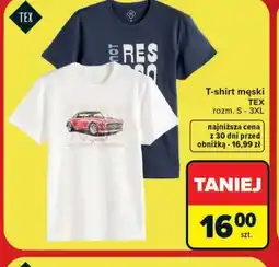 Carrefour T-shirt męski TEX oferta