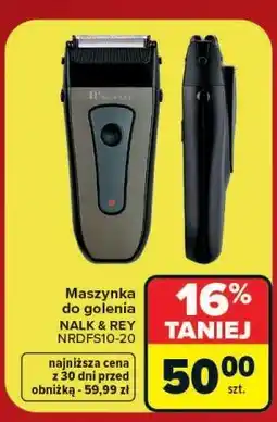 Carrefour Maszynka do golenia NALK & REY NRDFS10-20 oferta