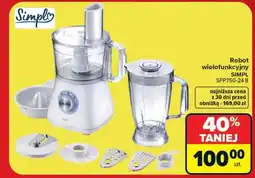 Carrefour Robot wielofunkcyjny SIMPL SFP750-24 B oferta