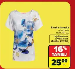 Carrefour Bluzka damska wzorzysta oferta