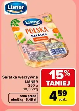 Carrefour Sałatka warzywna Lisner oferta