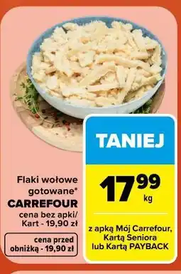 Carrefour Flaki wołowe gotowane CARREFOUR oferta