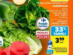 Carrefour Polska sałata rzymska mini Carrefour oferta
