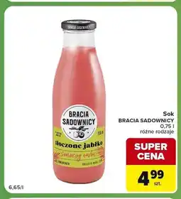 Carrefour Express Sok tłoczone jabłko ze smoczym owocem Bracia Sadownicy oferta