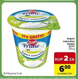 Carrefour Express Jogurt naturalny Primo Zott oferta
