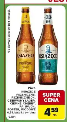 Carrefour Express Piwo Książęce Miodowe oferta