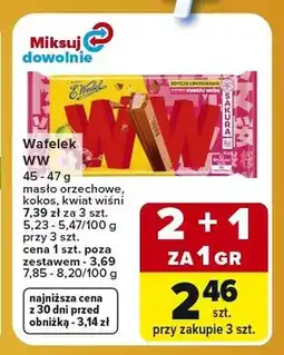 Carrefour Express Wafelek WW E.Wedel kwiat wiśni oferta