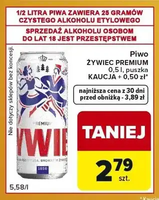 Carrefour Express Piwo Żywiec Premium oferta