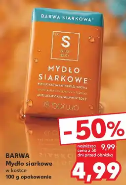 Kaufland Barwa Mydło siarkowe oferta