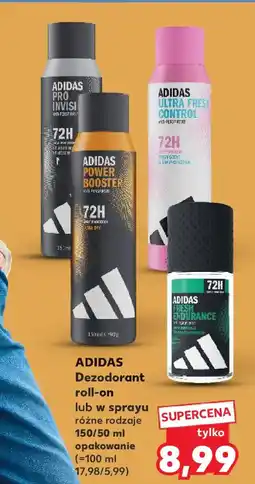 Kaufland Adidas Dezodorant roll-on lub w sprayu oferta