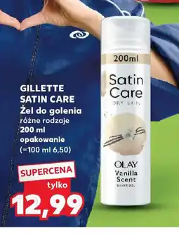 Kaufland Gillette satin care Żel do golenia oferta