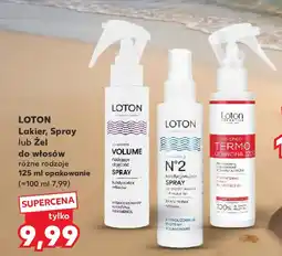 Kaufland Loton Lakier, Spray lub Żel do włosów oferta