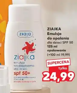 Kaufland Ziajka Emulsja do opalania oferta