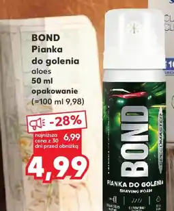Kaufland Bond Pianka do golenia oferta