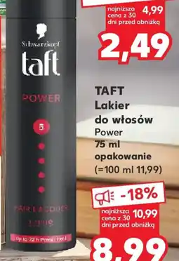 Kaufland Taft Lakier do włosów oferta